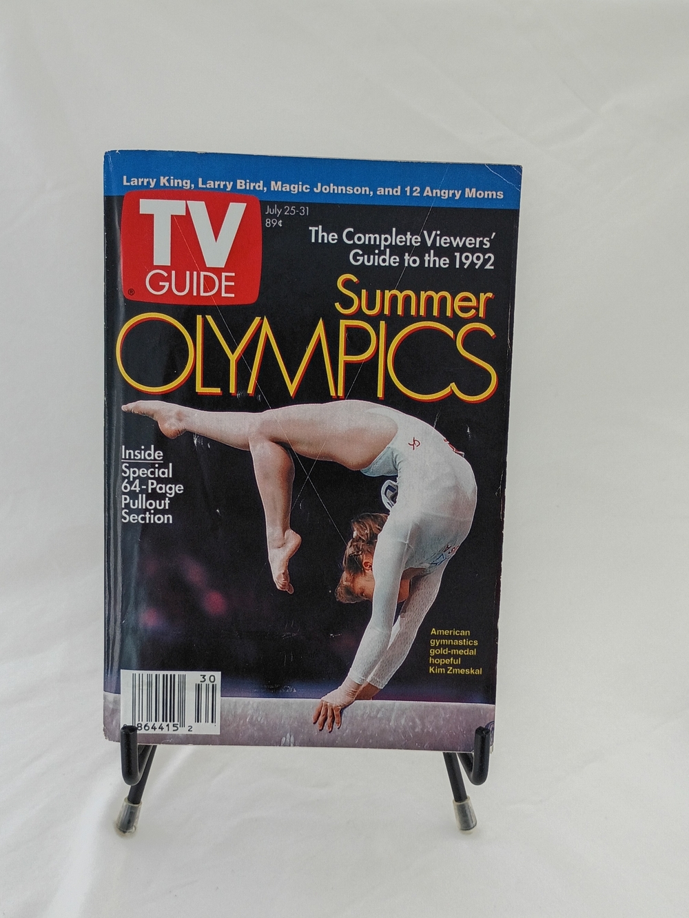 TV Guide 1992 Summer Olympics The Complete Viewers' Guide July 25-31 Larry King